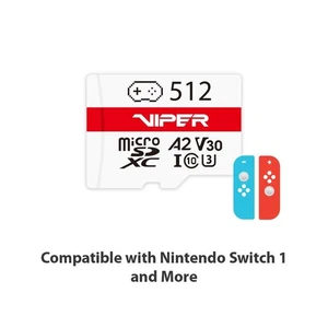 Patriot Viper 512GB MicroSD V30 A2 U3 4K Memory Card DJI/Switch 1/Steam/ROG Ally - Picture 1 of 10