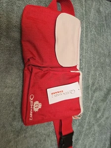 Vintage QUEEN MARY 2 QM2 Waist fanny Organizer Carry Tour Bag CUNARD Cruise Line - Picture 1 of 6