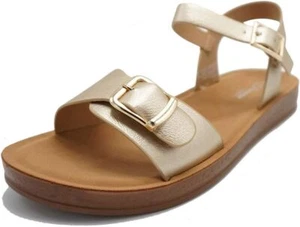 Womens Sandals Slip On Flip Flops Summer Flat Slingback Slides Buckled Slippers - Picture 1 of 39