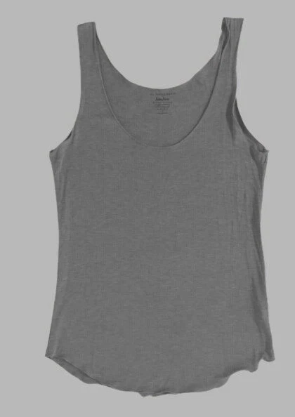 $95 Majestic Paris Women's Gray Sleeveless Scoop Neck Tank Top Size 1 - Image 1 of 1