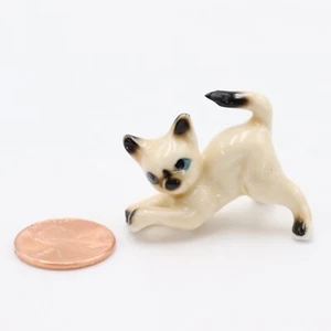 Miniature Siamese Cats Kittens Figurines - Picture 1 of 7