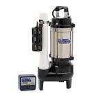Basement Watchdog Submersible Sump Pumps Switch+Controller Iron/Stainless Steel