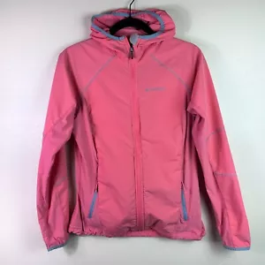 Columbia Windbreaker leichte Jacke mit durchgehendem Reißverschluss gefüttert pirsichrosa Damen Medium - Bild 1 von 6