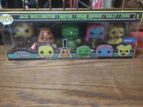 Funko POP! Nightmare Before Christmas Exclusive 5-Pack GITD Glow in the Dark Cover