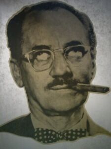 Groucho Marx 1970's Vintage Americana Iron On Transfer B-2