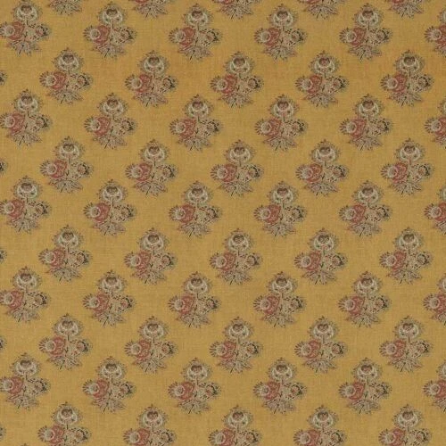 GP & J Baker Curtain Fabric Design "poppy Paisley" 70cm X 144cm Linen Blend