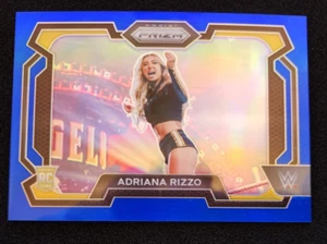 2024 Prizm WWE Adriana Rizzo RC Blue Prizm Rookie #55/199 - Picture 1 of 2