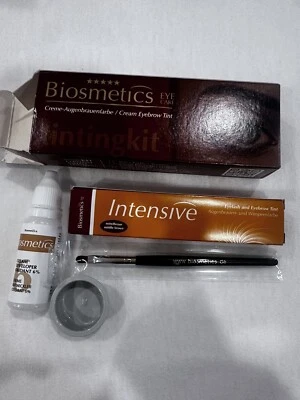 KIT de tinte de cejas crema intensiva: minorista autorizado marrón medio Foto 1 de 4