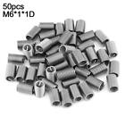 50pcs Stainless Steel Coiled Wire Helical Screw Thread Inserts M6 X 1 Prof