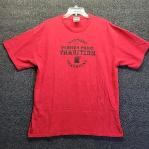 Vtg Nike Team Apparel Men's Sz XL Maryland Terps Graphic T-shirt Passion Pride - Picture 1 of 6