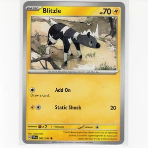 Pokémon TCG Blitzle 062/191 Sv08: Surging Sparks Regular Common Card EN-NM 2024 - Picture 1 of 3