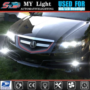 Para For Acura TL 2007-2008 faro delantero HID alto / bajo+Kit de luz antiniebla - Bild 1 von 12