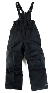 Lands' End Black Nylon Insulated Grown-A-Long Ski Snowboard Snow Suit Kid Size 7 - Picture 1 of 6