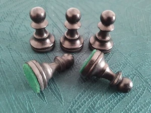 Staunton Holz Schachfiguren SCHACH ERSATZTEIL LAGER - Hartholz - Bauer schwarz - Bild 1 von 5