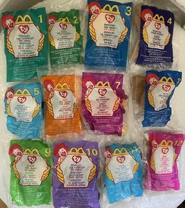 *Mint - unopened* 1999 McDonalds Ty Teenie Beanie Babies Complete Set 1-12 - Picture 1 of 3