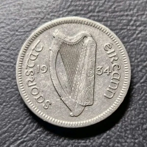 IRLANDE 3 Pence 1934 Ireland - Picture 1 of 2