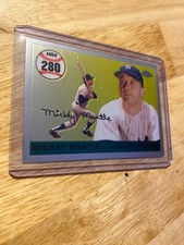 Mickey Mantle Yankees Major League Baseball Man Cave Collect 2007 Topps #MHR280