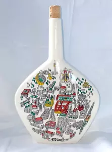 celain Munchen Munich Bottle Escorial Grun Cordial Germany Original 1960s VTG - Bild 1 von 7