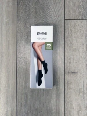 CALCETINES WOLFORD AURORA PURE 70 NEGROS TALLA MEDIANA NUEVOS EN CAJA Foto 1 de 4