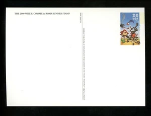 US Postal Stationery UX314 Mint Postal Card Wile E Coyote & Road Runner 2000 - Picture 1 of 2