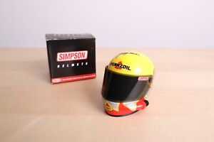 Nascar Johnny Benson Nascar Pennzoil Simpson Mini Helmet 1:43 W/ Box