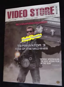 Terminator T2 Arnold Schwarzenegger Vin Diesel Video Store Magazin August 2003 - Bild 1 von 6