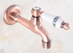 Grifo fregadero fregadero de montaje en pared de cobre rojo wav328 - Imagen 1 de 9