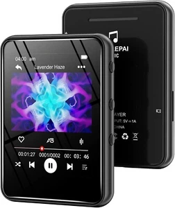 MP3 Player with Bluetooth, Full Touch Screen Music Player with Speaker and Micro - Picture 1 of 6