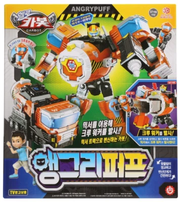 SONOKONG Hello Carbot ANGRY PUFF 앵그리퍼프 Mixer Truck Action Figure Car Genuine - Image 1 of 4