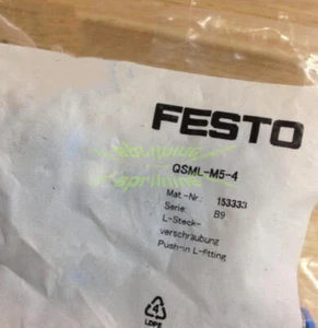 10 pezzi raccordi push-in FESTO QSML-M5-4 153333 nuovi - Foto 1 di 1