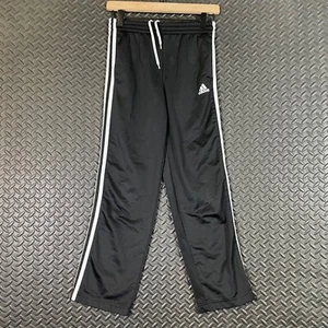 Adidas Original Black Three Stripe Soccer Active Training Pants Youth Size M - Picture 1 of 8