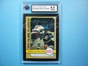 1972/73 O-PEE-CHEE HOCKEY CARD #38 ED WESTFALL WALT TKACZUK PLAYOFFS KSA 8.5 OPC - Picture 1 of 2