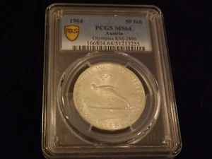 1964 50 Sch AUSTRIA PCGS MS 64 - Picture 1 of 2