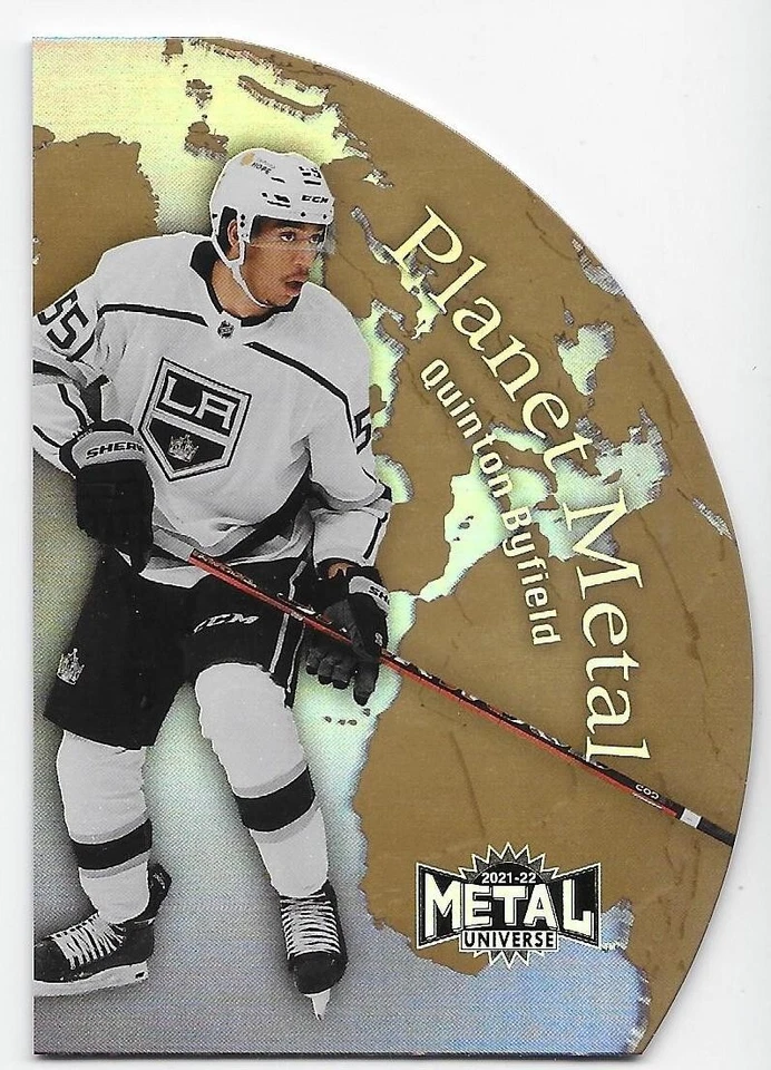 21/22 SKYBOX METAL UNIVERSE PLANET METAL GOLD PARALLEL Quinton Byfield #PM4 - Image 1 of 1