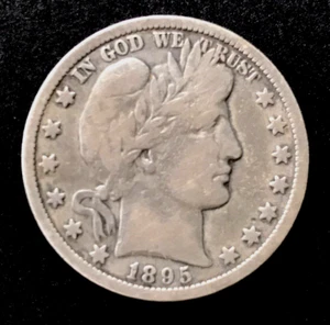 1895 o Barber Half Dollar - Nice Early Date in Series - U.S. Coin: Silver 50C - Picture 1 of 4