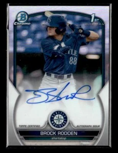 2023 Bowman Draft #CDA-BR Brock Rodden rifrattore automatico cromato #/499 - Foto 1 di 2
