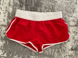 OP Girl's Teens Size M (7-9) Red Athletic Running Elastic Waist Shorts - Picture 1 of 6