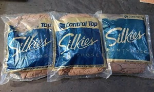 Vintage Silkies Control Top Hosenhose 3 Stück werkseitig versiegelt  - Bild 1 von 5