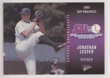 2003 MultiAd Sports South Atlantic League Top Prospects Jon Lester #19