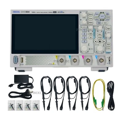 RIGOL 70MHz/100MHz Portable High Resolution Digital Oscilloscope 7"Touch Screen - Image 1 of 4