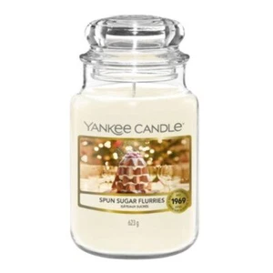 Yankee Candle Candela Grande Filata Zucchero Flurries Candela 538g - Foto 1 di 1