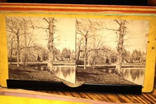 #1062, de estereoscopia-Anthony pub, Greenwood Cemitério Valley Água New York City Década De 1870