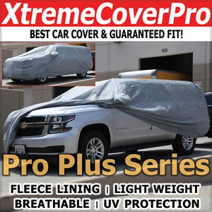 Cadillac Escalade ESV 2016 2017 2018 2019 cubierta de coche transpirable con vellón gris oscuro - Imagen 1 de 12