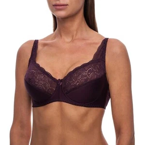 Full Coverage Plus Size Underwire Minimizer Padded Comfortable Lace Figure Bra - Picture 1 of 13