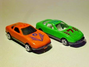 LOT 3 INCH 1992 Chevrolet Corvette 1/64 Range Unbranded Diecast Mint Loose - Bild 1 von 7