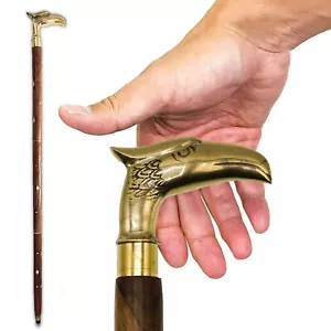 Antique Wooden Walking Stick/Cane Portable & Foldable Surgical Walking Stick - Picture 1 of 8