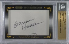 2010 Razor Cut Signature Edition Authentic 6/6 Gunnar Hansen Auto 0c3