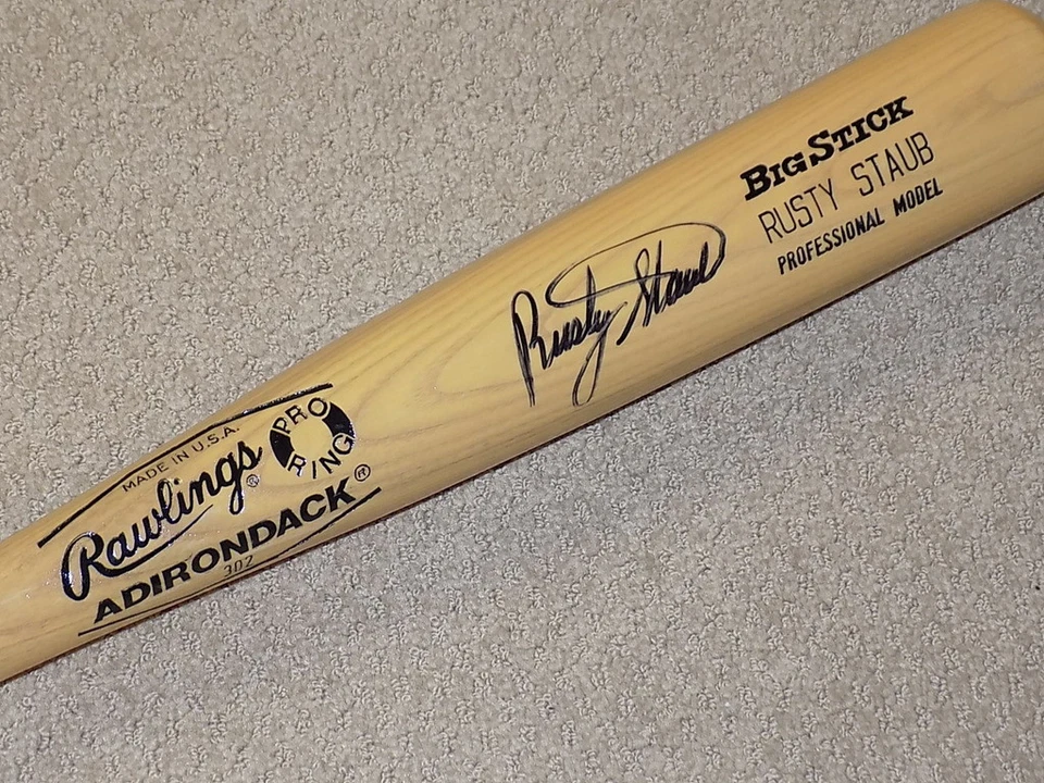 Rusty Staub Signed Game Bat Astros Expos Mets Tigers JSA - Image 1 of 1