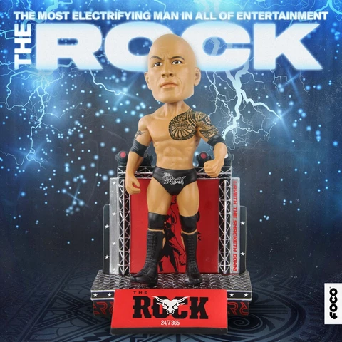 The Rock WWE Bobblehead Cover