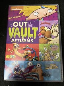 OUT OF THE VAULT RETURNS - Nickelodeon HEY ARNOLD/CAT DOG/ANGRY BEAVERS DVD